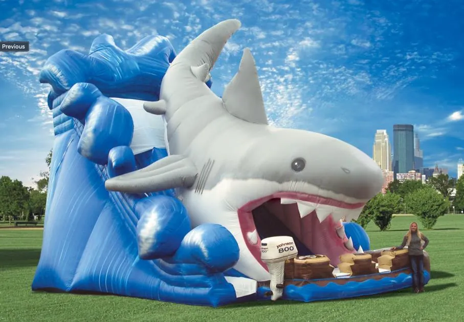 Gone Fish'n Inflatable Slide