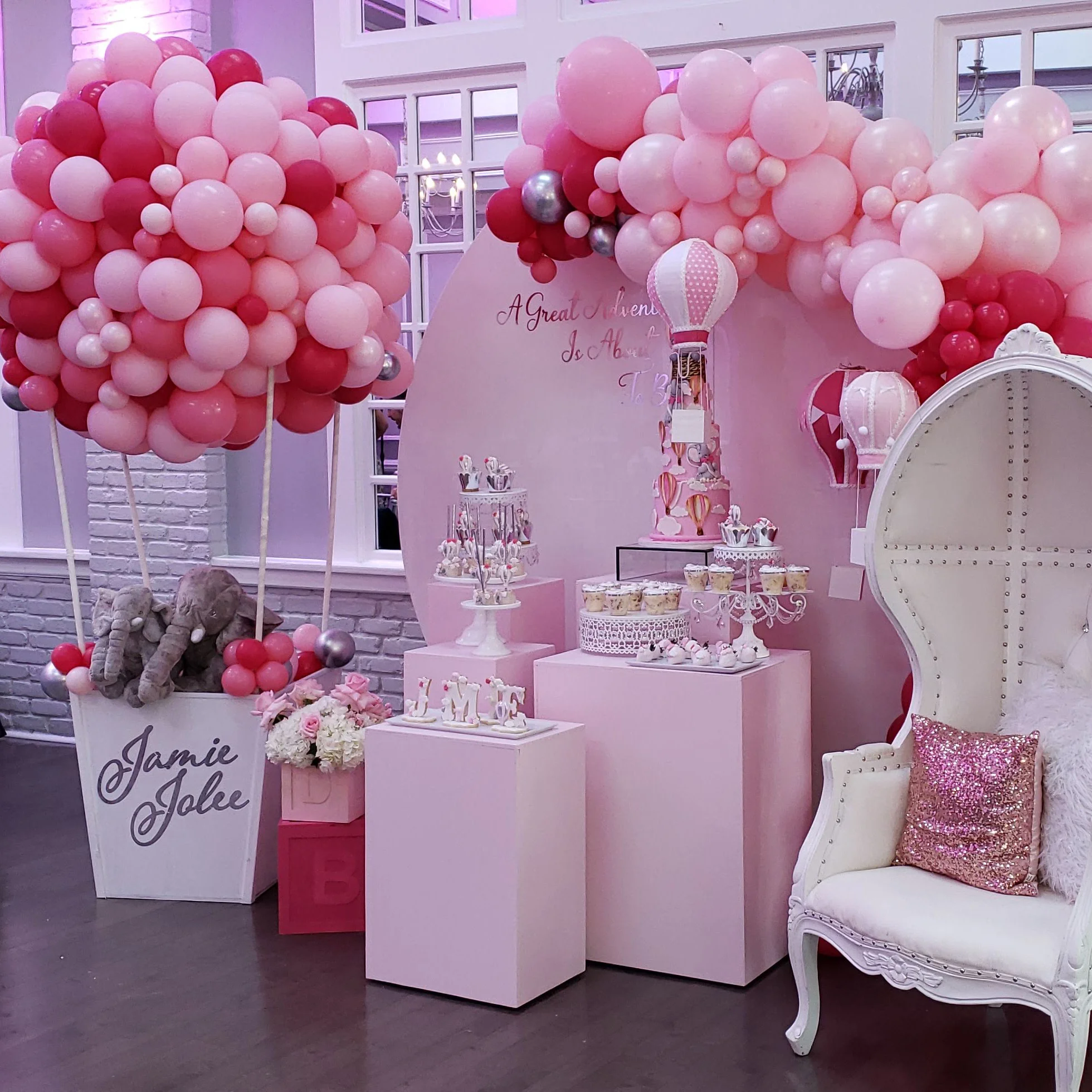 Bridal shower styling